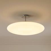 Lindby LED-kattovalaisin Gunda, valkoinen, lasi, Ø 48 cm, himmennettäv...