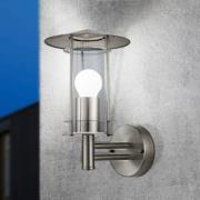 Ulkoseinälamppu Lisio, ruostumattomasta teräksestä valmistettu, korkeu...