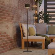 Solar-LED-terassilamppu Roccanova-L, vihreä, korkeus 120 cm