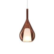 Ideal Lux riippuvalo Kalique 3, kuparinen, Ø 18 cm