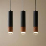 Envostar Fida riippuvalaisin, 3-lamppuinen, musta