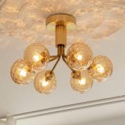 Nuura kattovalaisin Apiales 6, Ø 50 cm, messinki-/kulta