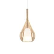 Ideal Lux riippuvalo Kalique 3, keltainen, Ø 18 cm