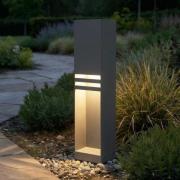 Lucande LED-pylväsvalaisin Oxido, antrasiitti, korkeus 50 cm, IP44