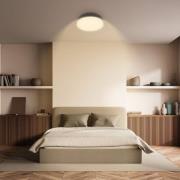 LED-kattovalaisin Nikan, antrasiitti, Ø 28,5 cm, 3 000 K