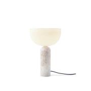 New Works Kizu Large -pöytävalaisin, beige, marmori, E27