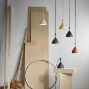 Tummanharmaa riippuvalaisin Dokka terästä