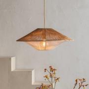 GOOD & MOJO riippuvalo Lumbini, Ø50 cm, luonnonväri, paperiköysi