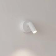 Ideal Lux LED seinävalaisin Bean Pyöreä, valkoinen, metalli, kääntyvä