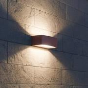 Ideal Lux ulkoseinälamppu Andromeda kahvi, leveys 22 cm, alumiini