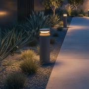 Ideal Lux LED-pollarivalaisin Boeing, antrasiitti, korkeus 40 cm