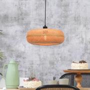 GOOD & MOJO Palawan-riippuvalo, luonnonväri, Ø 40 cm, bambu, E27