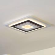 Lindby LED-kattovalaisin Rebeka, 50 x 50 cm, CCT, himmennettävä