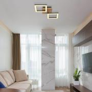 Kerry LED-kattovalaisin, pituus 46 cm, musta/tummanruskea