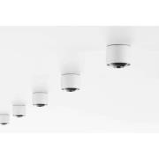 LOOM DESIGN LED-kattovalaisin Air, valkoinen, alumiini, Ø 10 cm