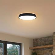 Lindby Smart LED kattovalaisin Innes musta 38cm RGB CCT Tuya Tuya