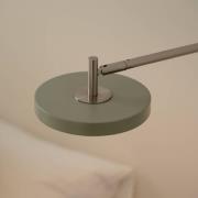 UMAGE LED-seinävalaisin Asteria Long, oliivinvihreä, teräs, kiinteä jo...