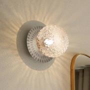 Nuura seinävalaisin Liila 1, IP44, Ø 16,5 cm, hopea/kirkas