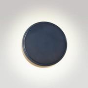 MARSET LED-seinälamppu Caramel, sininen, Ø 28 cm, TRIAC, lasi