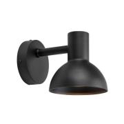 LED-ulkoseinävalaisin Nubi, musta, IP44, himmennettävä, teräs