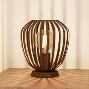 Pöytälamppu Espinal, harjattu pronssi, korkeus 23 cm, metalli E27