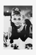 MalerifabrikkenJuliste Audrey Hepburn 1MustaJulisteet- Homeroom