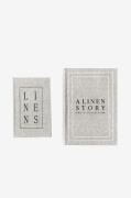 Zelected by HouzeCoffee Table Books Linen set, 2 osaaBeigeKoriste-esin...
