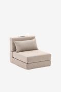 Kave HomeArty mustard -värinen, muunneltava pehmuste/sänky 70 x 89 (20...