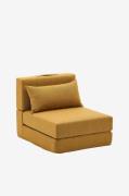 Kave HomeArty mustard -värinen, muunneltava pehmuste/sänky 70 x 89 (20...