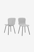 Loft24Ruokailutuoli 2-pakkaus UlmarHarmaaTuolit- Homeroom