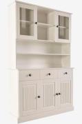 Loft24Buffet, jossa on 3+2 ovea 2 laatikkoa. MilleValkoinenKaapit- Hom...