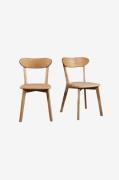 Wood FurnitureKahden hengen ruokailutuolisarja Isku TammiRuskeaTuolit-...