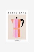 PelcasaBuongiorno EspressoBeigeJulisteet- Homeroom