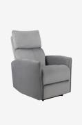 Loft24Pineto-lepotuoli sähkötoiminnolla, samettiverhoiluHarmaaNojatuol...