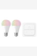 EGLOValonlähde 2Xlm-Zig-Rgb/Cct E27 A60 9W SwitchesValkoinenTarvikkeet...
