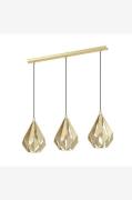 EGLORiippuvalaisin Carlton With 3 LampsKultaRiippuvalaisimet- Homeroom