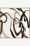 MalerifabrikkenDesign Maalaus / Once Again / 100x100 Cm / TammikehysRu...