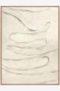 MalerifabrikkenDesign Maalaus / Track The Line / 90x120 Cm / Tammikehy...