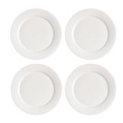 Scandi Living Kalk-leipälautanen 21 cm 4-pack valkoinen