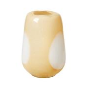 Broste Copenhagen Ada Dot -lasimaljakko 26 cm Golden fleece yellow