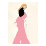 Paper Collective Pink Dress -juliste 50 x 70 cm
