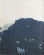 Fine Little Day Dyeforindigo ocean 2 juliste 40x50 cm Sini-valkoinen