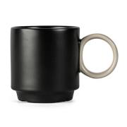 Byon Noor kuppi Ø 7,5 cm Black-beige