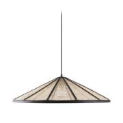 Globen Lighting Akira riippuvalaisin Ø 70 cm Musta-luonnonvärinen