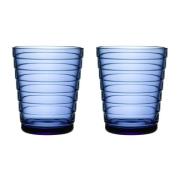 Iittala Aino Aalto juomalasi 2 kpl 22 cl Ultramariininsininen