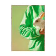 Paper Collective White Rabbit -juliste 70 x 100 cm