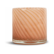 Byon Calore kynttilälyhty-maljakko M Ø15 cm Vaaleanpunainen-beige