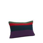 Hübsch Line tyyny 40x60 cm Vihreä-punainen-violetti-musta