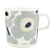 Marimekko Unikko muki 40 cl White-light grey-sand-dark blue