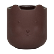 OYOY Bear ruukku Dark Terracotta